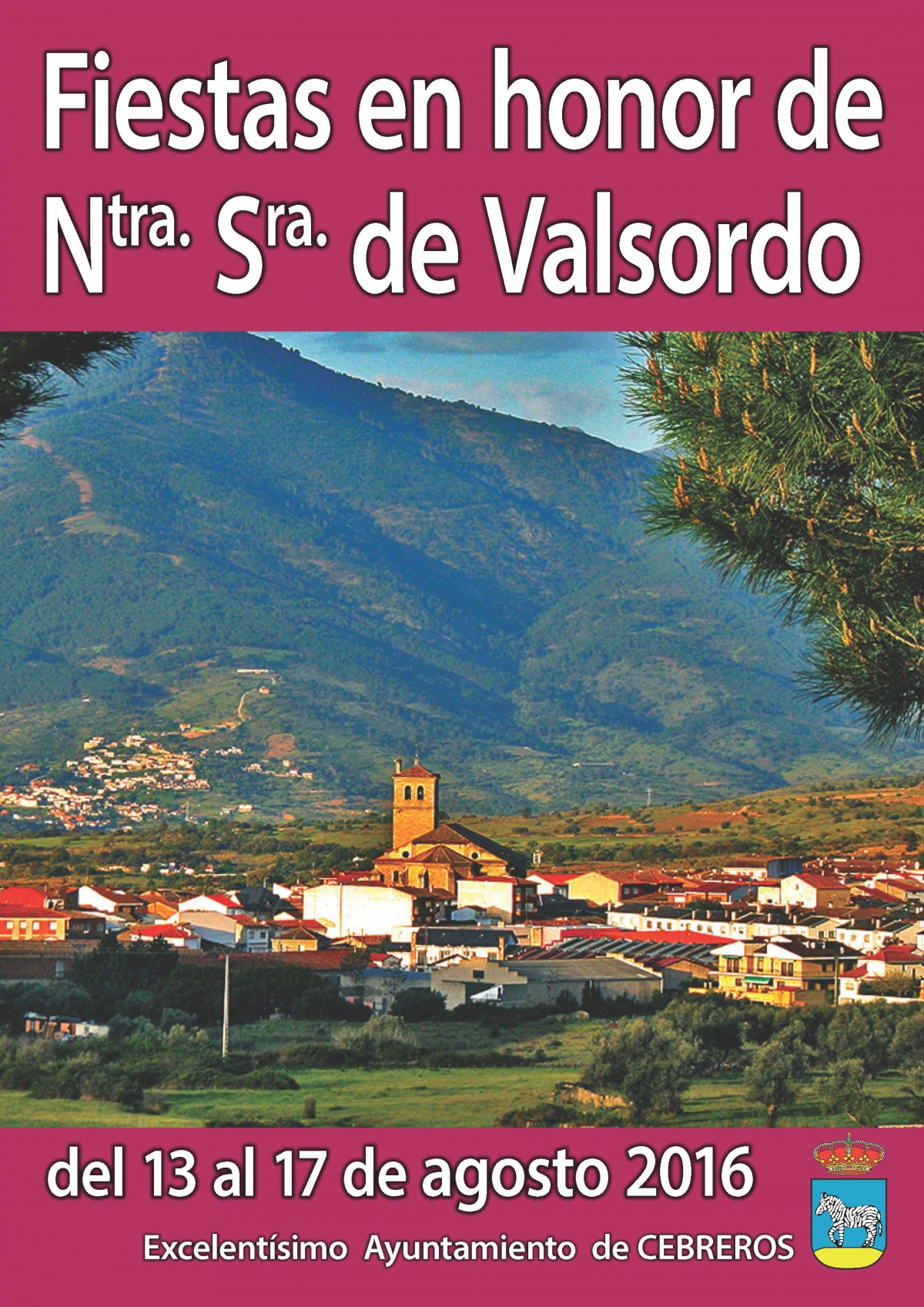 Fiestas en honor a Nuestra Señora de Valsordo 2016 Cebreros